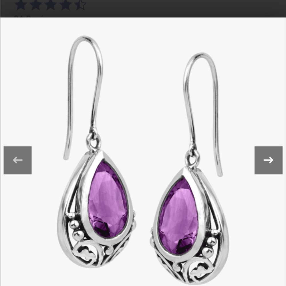 Silpada Thistle Drop Earrings